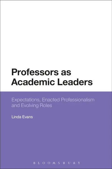 Cover of Professors as Academic Leaders