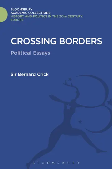 Cover of Crossing Borders Political Essays