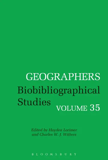 Cover of Geographers