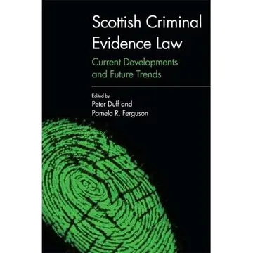 Cover of Scottish Criminal Evidence Law