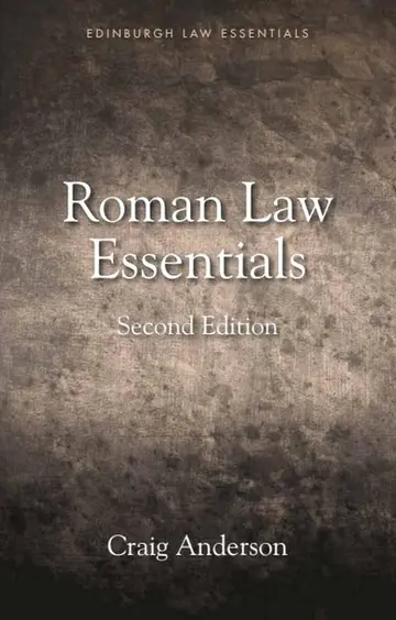 Cover of Roman Law Essentials