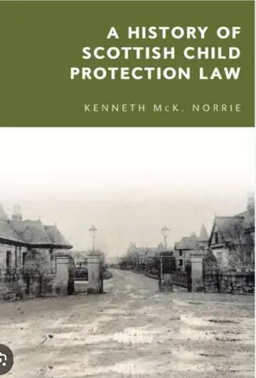 Cover of A History of Scottish Child Protection Law