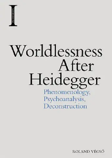 Cover of Worldlessness After Heidegger