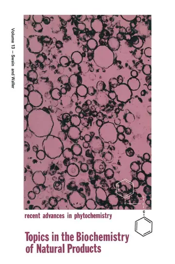 Cover of Topics in the Biochemistry of Natural Products