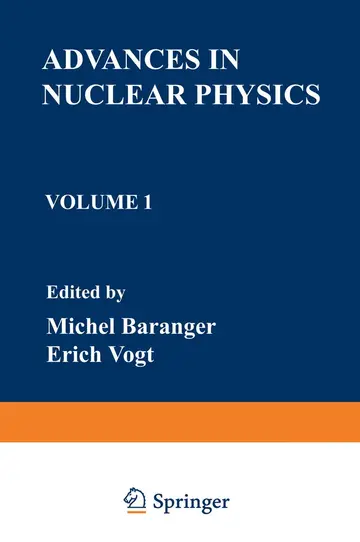 Cover of Advances in Nuclear Physics