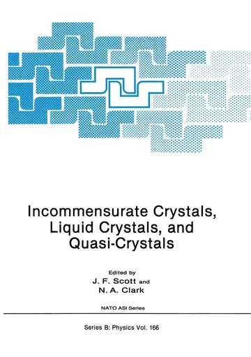Cover of Incommensurate Crystals, Liquid Crystals, and Quasi-crystals