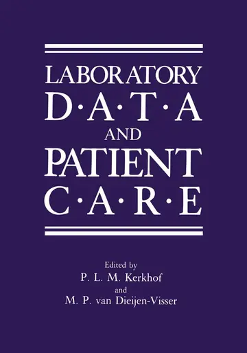 Cover of Laboratory Data and Patient Care