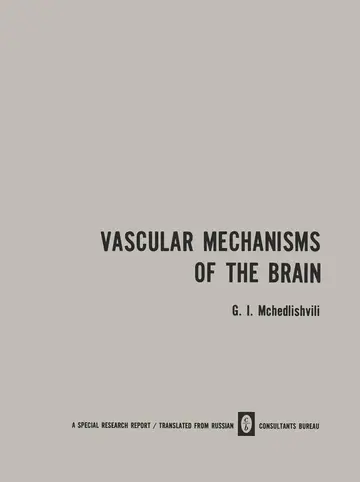 Cover of Vascular Mechanisms of the Brain / Funktsiya Sosudistykh Mekhanizmov Golovnogo Mozga