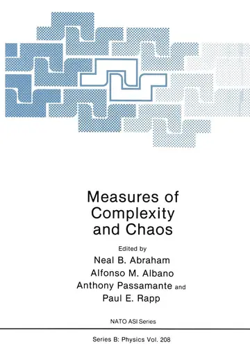 Cover of Measures of Complexity and Chaos
