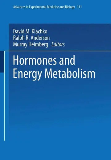 Cover of Hormones and Energy Metabolism