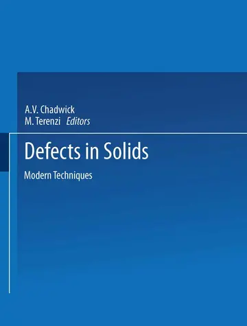 Cover of Defects in Solids