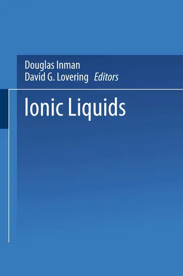 Cover of Ionic Liquids