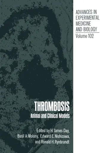 Cover of Thrombosis