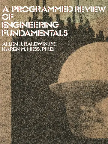 Cover of A Programmed Review of Engineering Fundamentals
