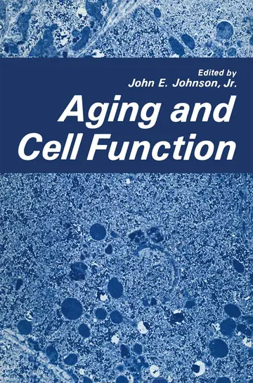 Cover of Aging and Cell Function
