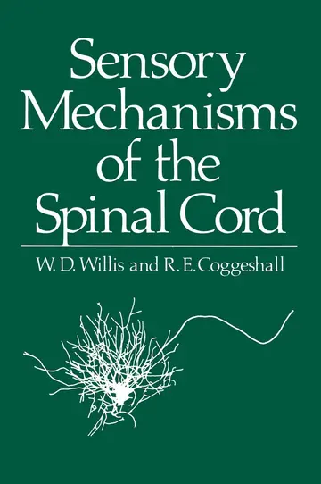 Cover of Sensory Mechanisms of the Spinal Cord