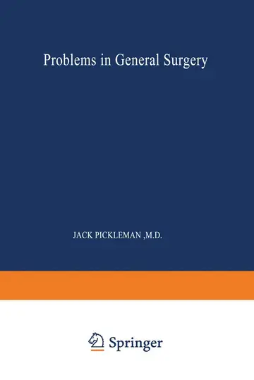 Cover of Problems in General Surgery