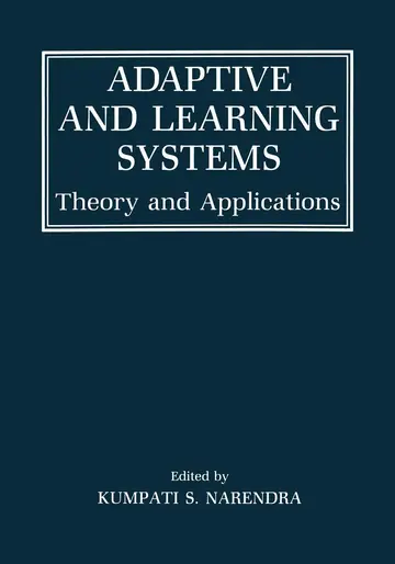 Cover of Adaptive and Learning Systems