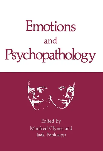Cover of Emotions and Psychopathology