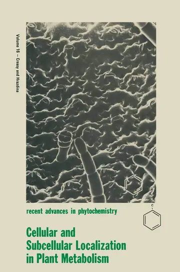 Cover of Cellular and Subcellular Localization in Plant Metabolism