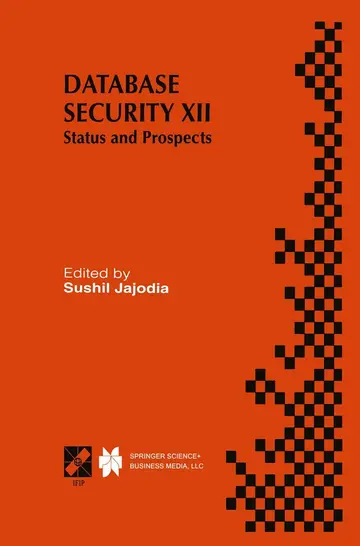 Cover of Database Security XII