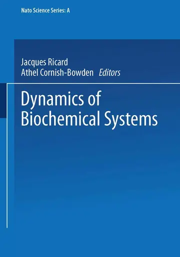 Cover of Dynamics of Biochemical Systems