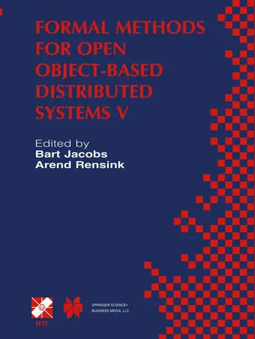 Cover of Formal Methods for Open Object-Based Distributed Systems V