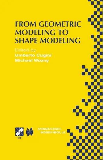 Cover of From Geometric Modeling to Shape Modeling