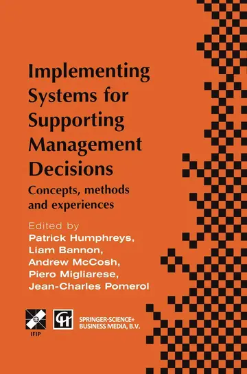 Cover of Implementing Systems for Supporting Management Decisions