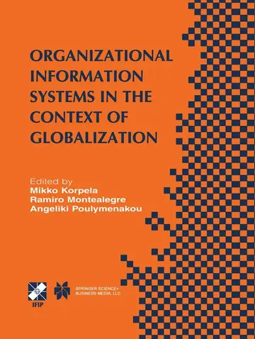 Cover of Organizational Information Systems in the Context of Globalization