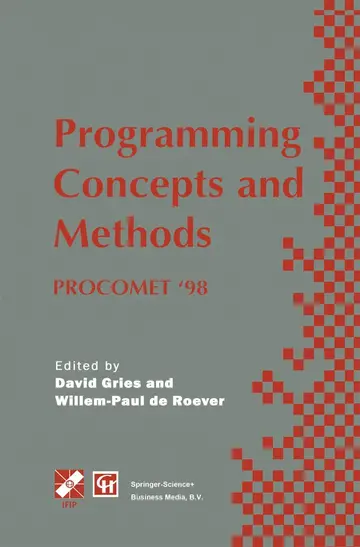 Cover of Programming Concepts and Methods Procomet 98