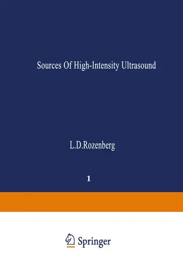 Cover of Sources of High-Intensity Ultrasound