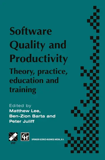 Cover of Software Quality and Productivity