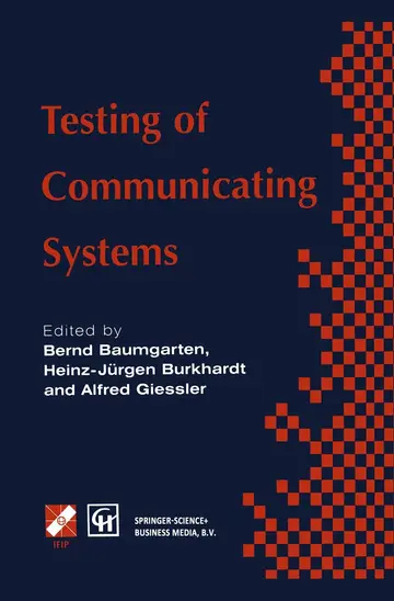 Cover of Testing of Communicating Systems