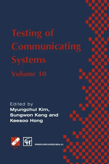 Cover of Testing of Communicating Systems