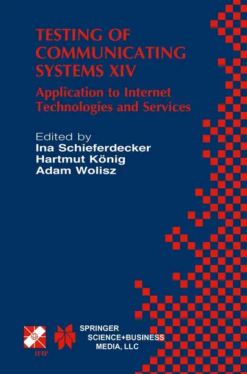 Cover of Testing of Communicating Systems XIV