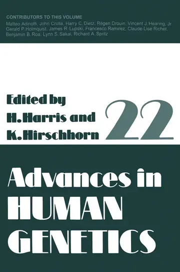 Cover of Advances in Human Genetics