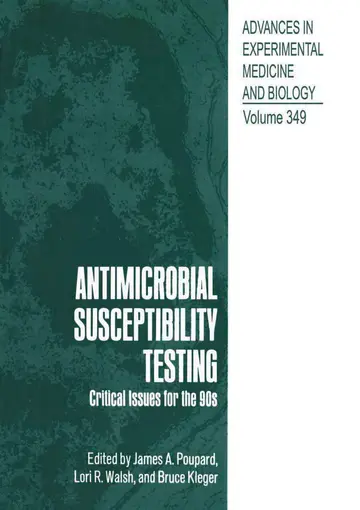 Cover of Antimicrobial Susceptibility Testing