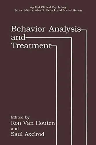 Cover of Behavior Analysis and Treatment