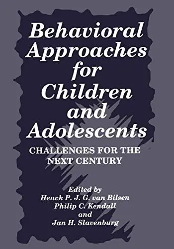 Cover of Behavioral Approaches for Children and Adolescents