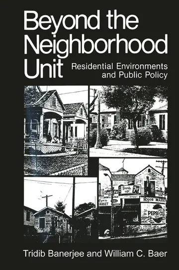 Cover of Beyond the Neighborhood Unit
