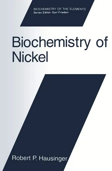 Cover of Biochemistry of Nickel