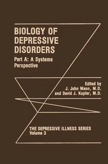 Cover of Biology of Depressive Disorders. Part A