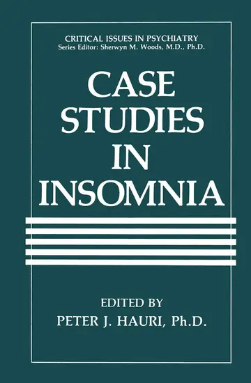 Cover of Case Studies in Insomnia