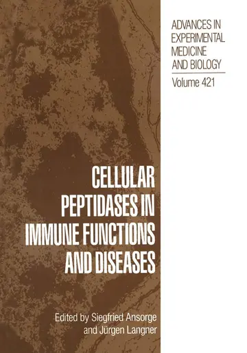 Cover of Cellular Peptidases in Immune Functions and Diseases