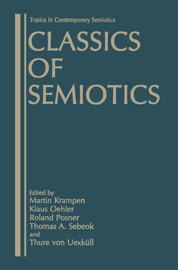 Cover of Classics of Semiotics