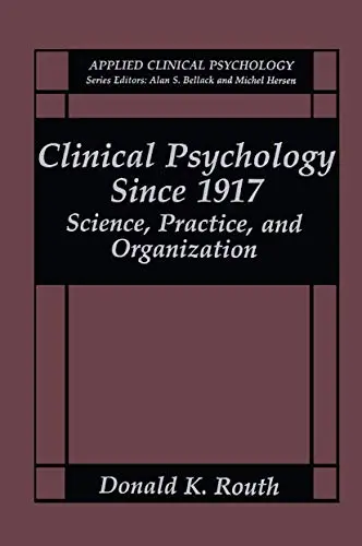 Cover of Clinical Psychology Since 1917
