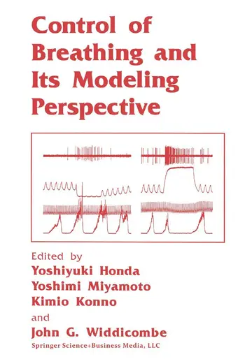 Cover of Control of Breathing and Its Modeling Perspective