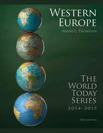 Cover of Western Europe 2014 (World Today (Stryker))