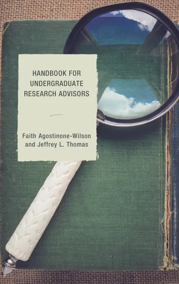 Cover of Handbook for Undergraduate Research Advisors